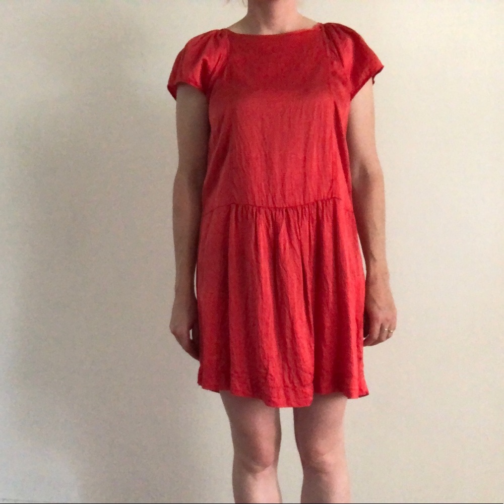Summer silk dress